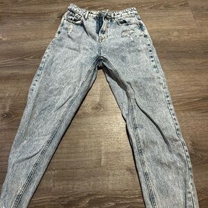 SHEIN Sky Blue High Rise Women Jeans